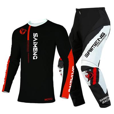 Motocross Gear Set for Kids Youth Jersey Pant Kits Child Green Motorcycle Black 3 4 5 6 7 8 9 10 Year Off-road Suit Blue Orange Enduro Cross Boy Girl