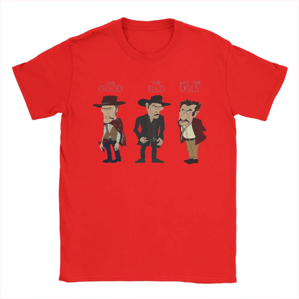 The Good The Bad and The Ugly T Shirt Men Women Cotton Hipster T-Shirt Round Collar Tees Short Sleeve Clothes
