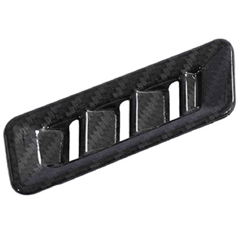

Car Abs Carbon Fiber Dashboard Front Upper A Pillar Small Air Conditioner Vent Outlet Decoration Cover For Cadillac Xt5 углеродного волокна черного