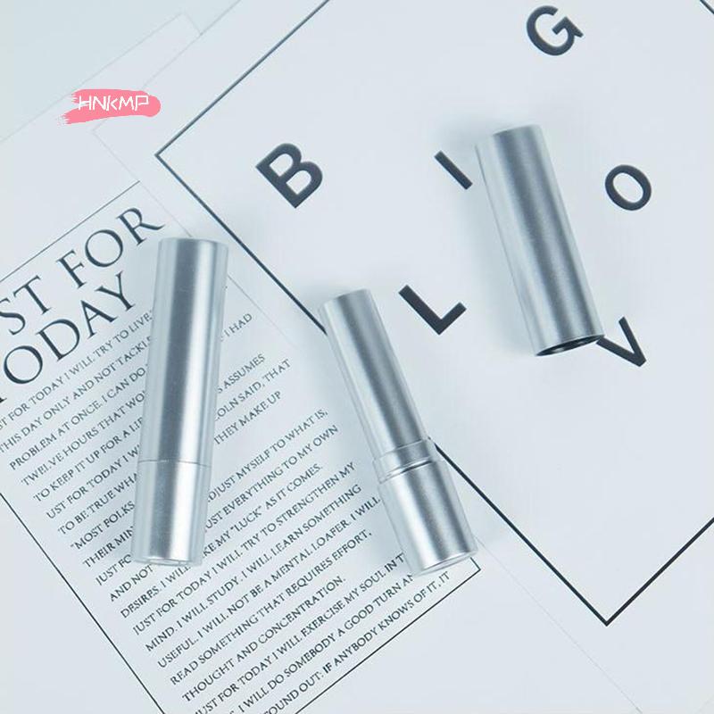 1Pcs 3.5g Matte Silver Gold Empty Lipstick Tube Lip Balm Cosmetic Packaging Container Glue Stick Lipstick Bottle