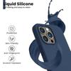 Coque pour iPhone 15 Pro - Silicone - Ultra Fine - Antichoc - Bleu Marine - Souple