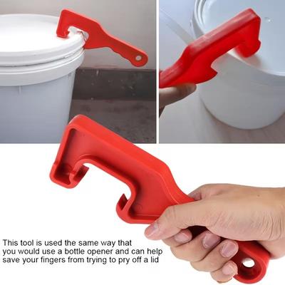2pcs Plastic 5-Gallon Paint Can Opener – Lightweight Durable Wrench, Easy Grip for Home & Industry