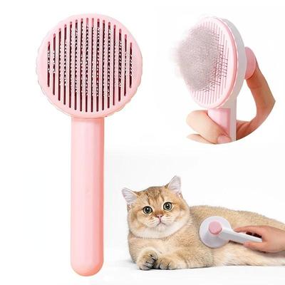 Pet Cat Brush Dog Comb Hair Removes Pet Hair Comb Self Cleaning Slicker Brush for Cats Dogs Removes Tangled Hair Beauty Products
