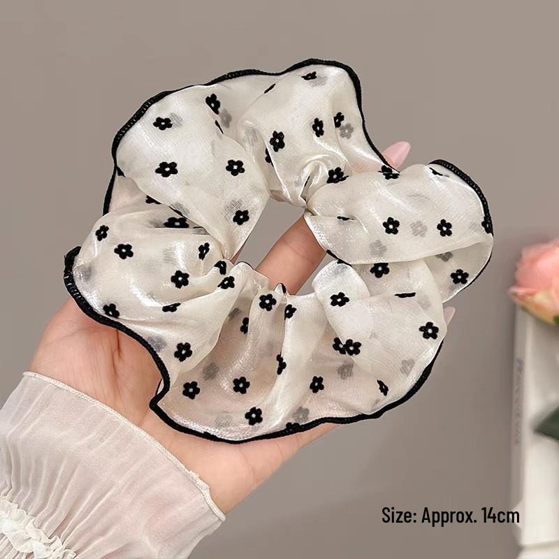 Fresh Summer Sweet Lace Bow Hair Tie - Elegant & Stylish Hair Accessory
