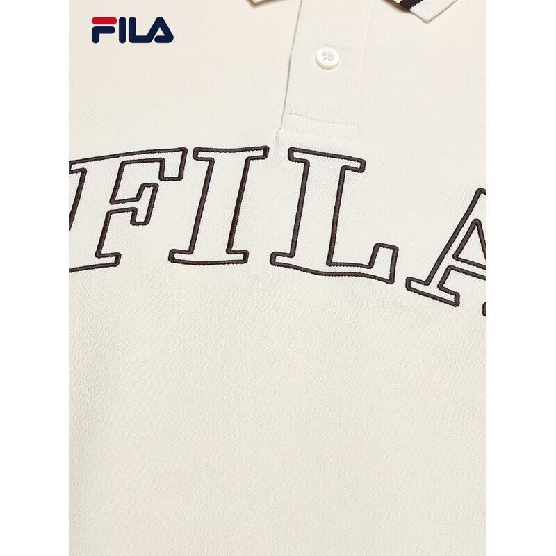 FILA Men's Knitted Short Sleeve Polo Shirt