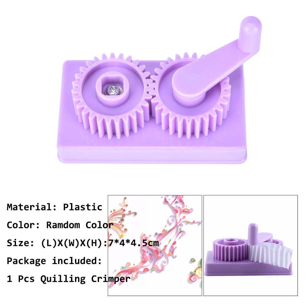 DIY Paper Crafts Quilling Rolling Tools Kit Mould Needles Tweezer Paper Decoration Random Color