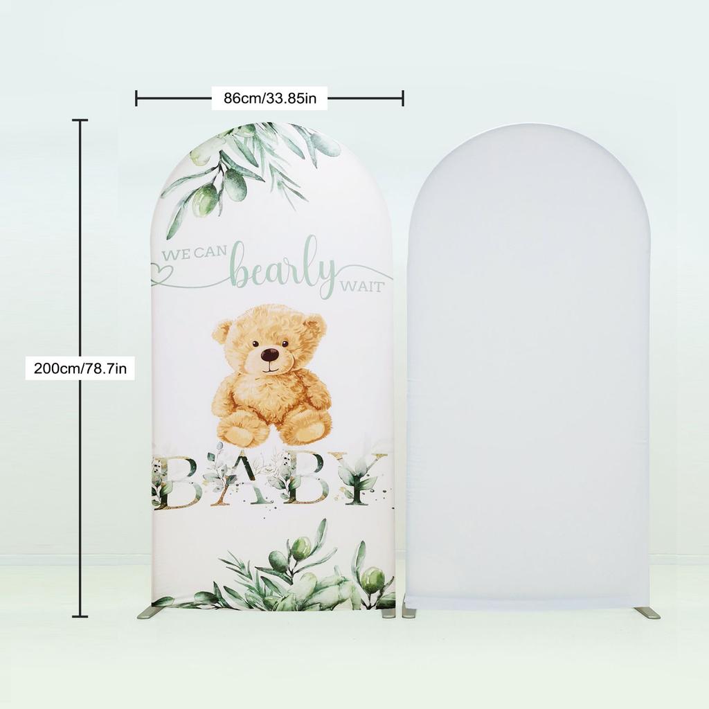 Arch Backdrop Chiara Arch Stand Covers Stretchy Spandex Fabric Cow Pattern Background for Birthday Baby Shower Party Decoration