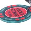 Ceramic Chip Lucky Dice Keychain Gaming Club Chip Pendant Multi Functional Round Chip Key Holder Pendant Keyring