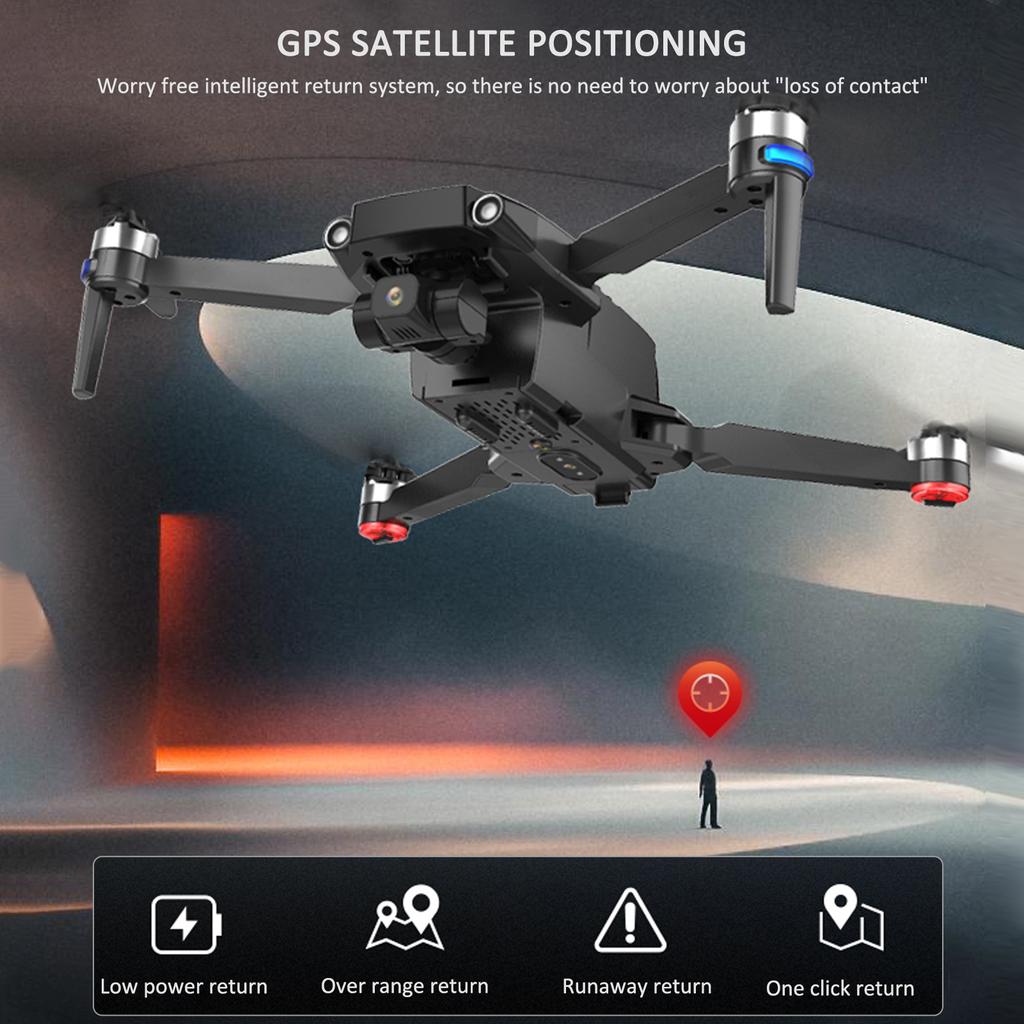GPS RC Drone with Camera 4K 5G Wifi 3-axis Gimbal 35mins Flight Time Brushless Quadcopter Follow Me