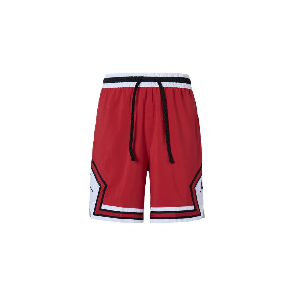 Jordan Dri-FIT Sport Logo Print Quick-Drying Woven Shorts Basketball Fitness Men Bottoms Red FB7581-687