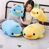 Cute Down Cotton Lying Duck Stuffed Yellow Duck Plush Toy Soft Children Pillow Cushion Nice Christmas Gifts for Girls Room Decor