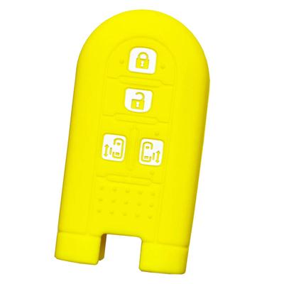 [IKT] Daihatsu / Toyota Smart Key Silicone Cover 4 Buttons Yellow / Tanto Custom