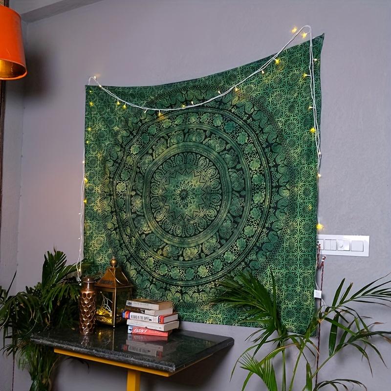 VIKAMA Bohemian Mandala Print Tapestry Living Room Bedroom Office Wall Decor Tapestry Home Furnishings Room Decoration