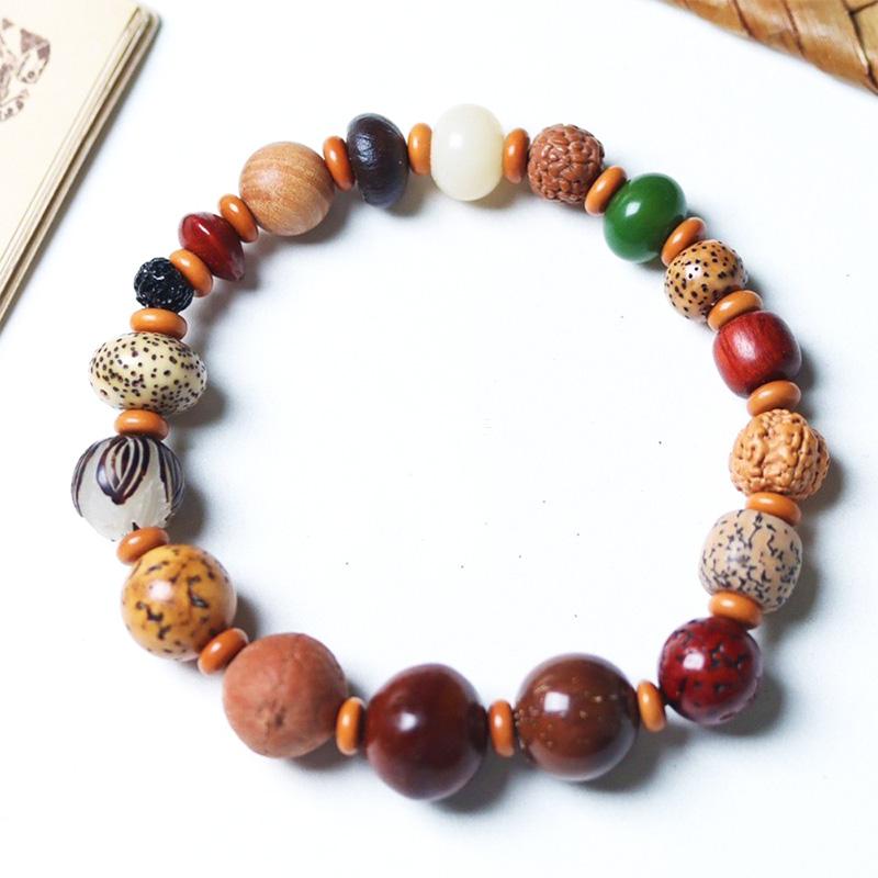 High Quality Wooden Bead Bracelet Exquisite Bright Color Gift Con Cuentas Durable Fashion China Natural Fragrance Bracelet