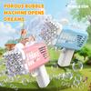Handheld Electric Dinosaur Bubble Gun Children's Toy Lighting Outdoor Bubble Toy Wedding Prop Without Battery Bubble Water