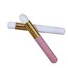 Premium Wooden Handle Gold Tube Nose Brush Blackhead Remover for Facial Cleansing