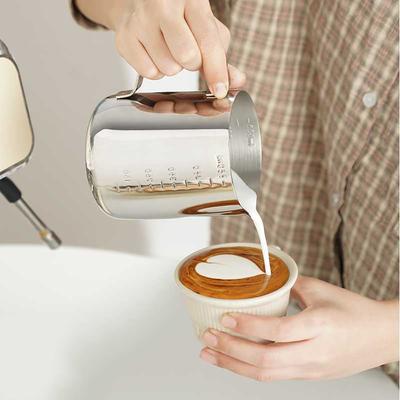 1 pz Caffè Latte Brocca per il latte Montalatte Brocca Brocca in acciaio inossidabile Espresso Barista Brocca Pentola per il latte Accessori per caffè