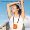 Portable USB Waist Fan with Digital Display - Large Capacity, Versatile, Mini Outdoor Neck-Hanging Design