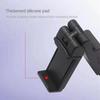 Auto Handyhalter Silikonpad Verstellbar Faltbar Schwenkbarer Clip Lazy Reise Broadcast Telefonhalterung Ständer Autozubehör