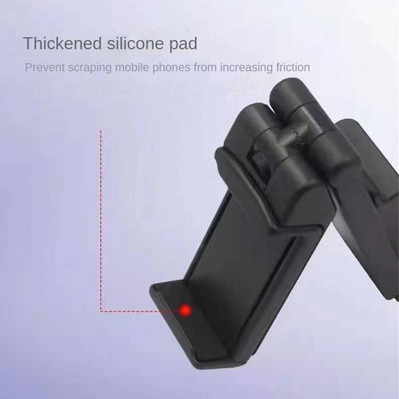Auto Handyhalter Silikonpad Verstellbar Faltbar Schwenkbarer Clip Lazy Reise Broadcast Telefonhalterung Ständer Autozubehör