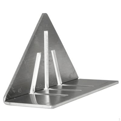 Miter Square 45° Angle Marking Stainless Steel Layout Tool 12CM