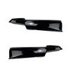 Pair Car Front Bumper Lip Splitter Canards Spoiler Fog Lamp Eyebrow Frame Cover Grille For F30 F31 M Sport 2012-2019