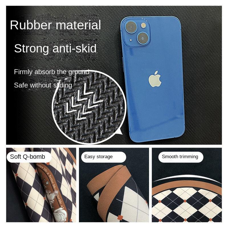 Absorbent Quick Dry Non-slip Table Mat Super Absorbent Mat Vintage Diatomaceous Earth Kitchen Dishwashing and Draining Mat Sink