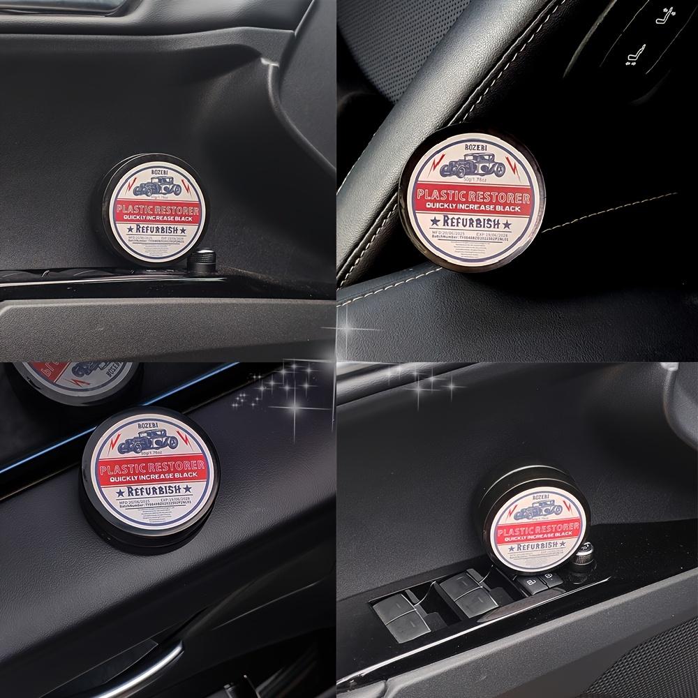 Kunststoff-Restaurator für Autos, Glanz-Beschichtung für Verkleidungen & Reifen, Schnelle Kratzer-Reparatur & Anti-Aging-Schutz