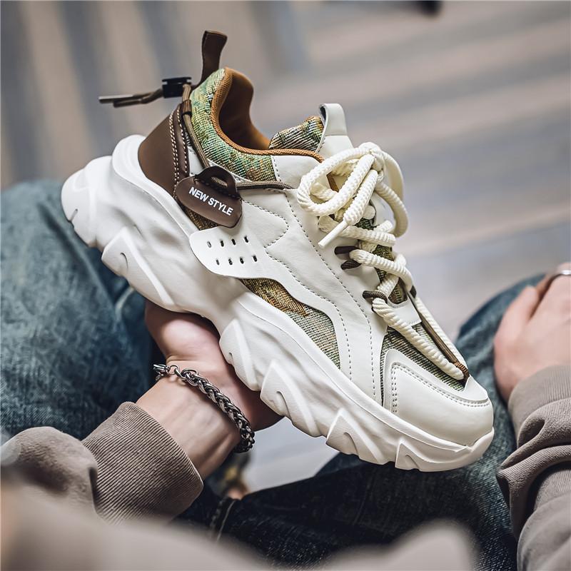 Men's Shoes Comfortable Soft Soled Breathable Casual Shoes New Height Increasing Fashionable Versatile Running Shoes for Men