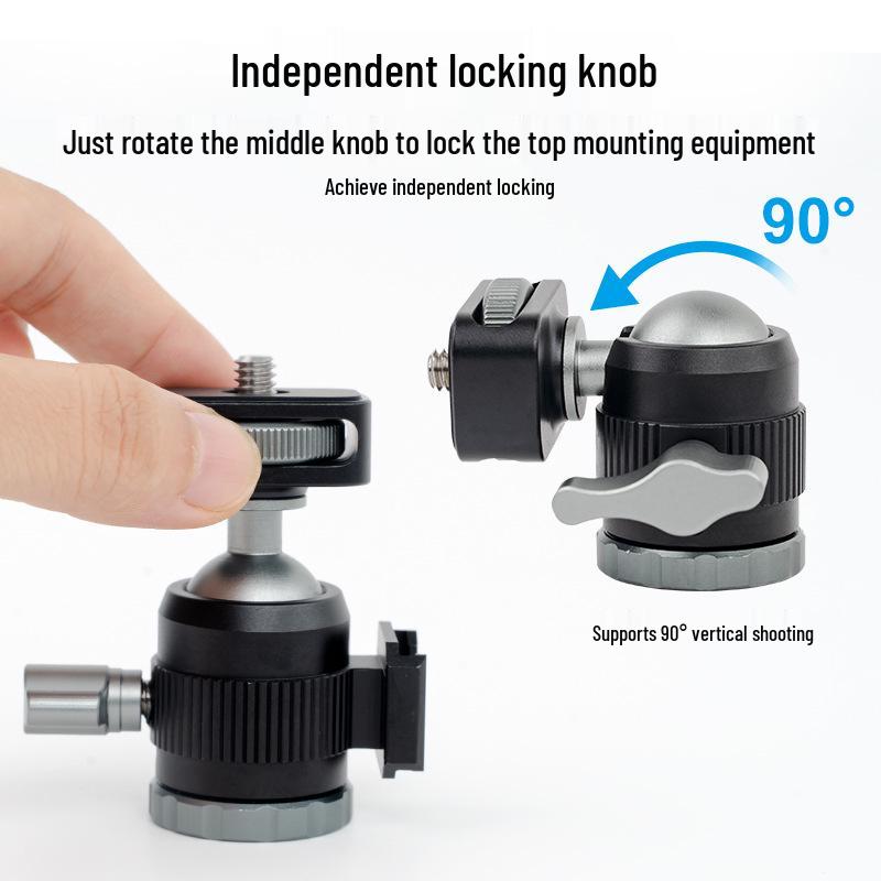 

Mobile Phone & Camera Mini Tripod Stand - MC22S Sparrow Gimbal Bracket
