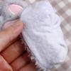 Cute Lovely Chic Fluffy Women Multi-color Plush Cat Warm Gloves Winter Bear Paw Fingerless
