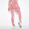 Seamless Frosted Yoga Set: Long Sleeve & High Waist Pants for Women