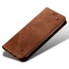 For vivo X200 Ultra 5G Case Jeans Cloth Texture Anti-Scratch Leather Stand Phone Cover