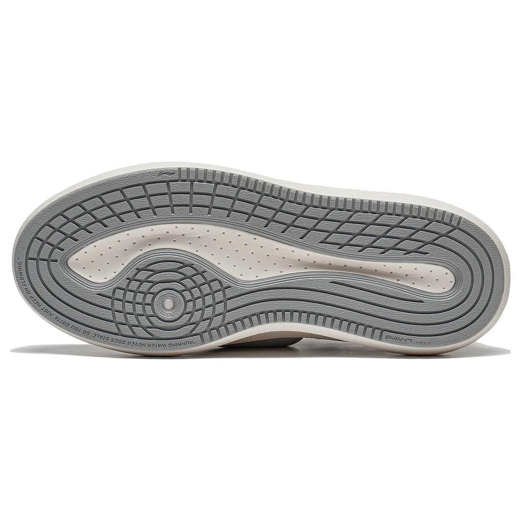 Li Ning Cloud Travel C4D Non-Slip Shock Absorption Low-Top Skate Shoes Women Skate Shoes Gray AZGT090-3