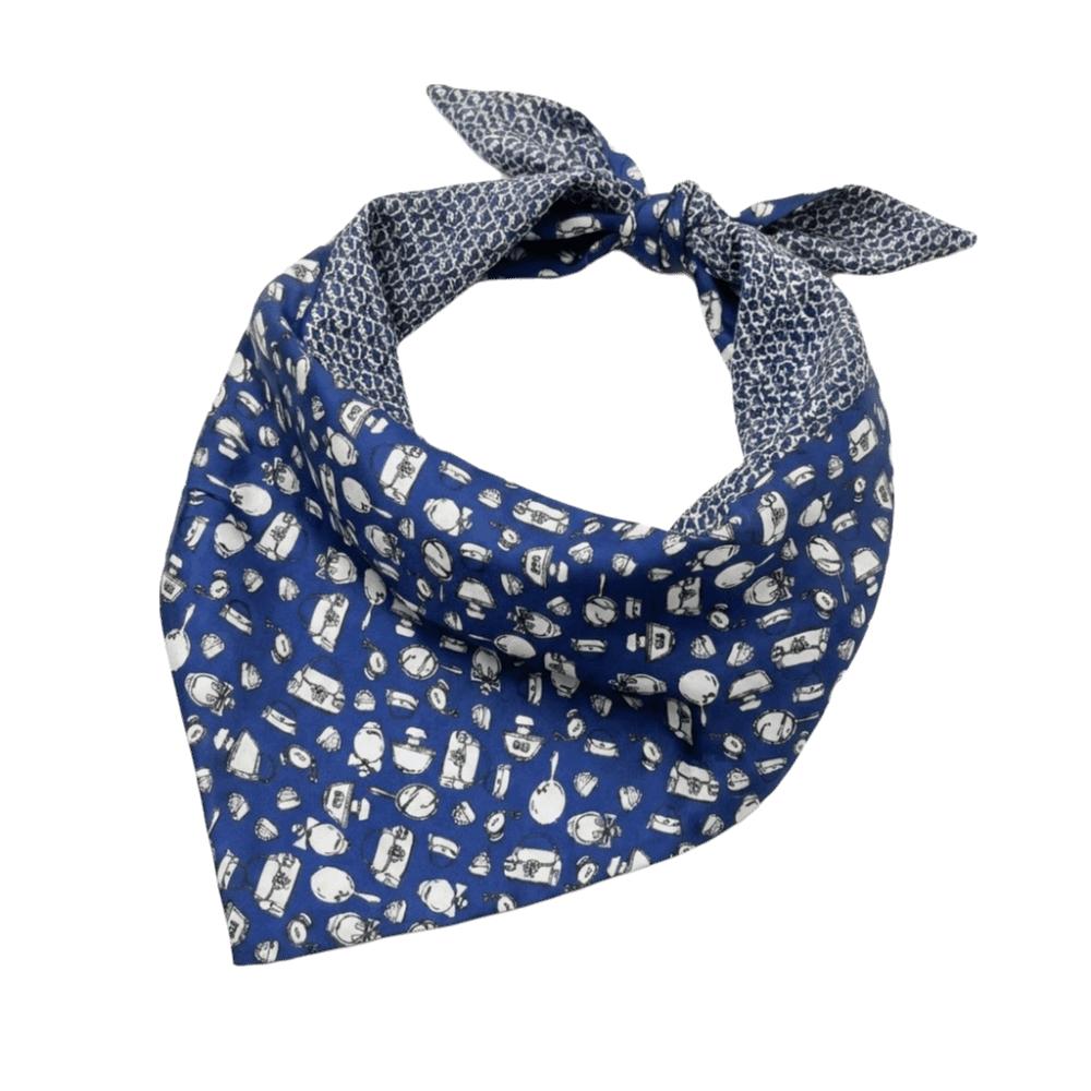 

Retro Triangle Scarf Floral Print Belt Scarf Literary Waist Scarf Skirts Style J