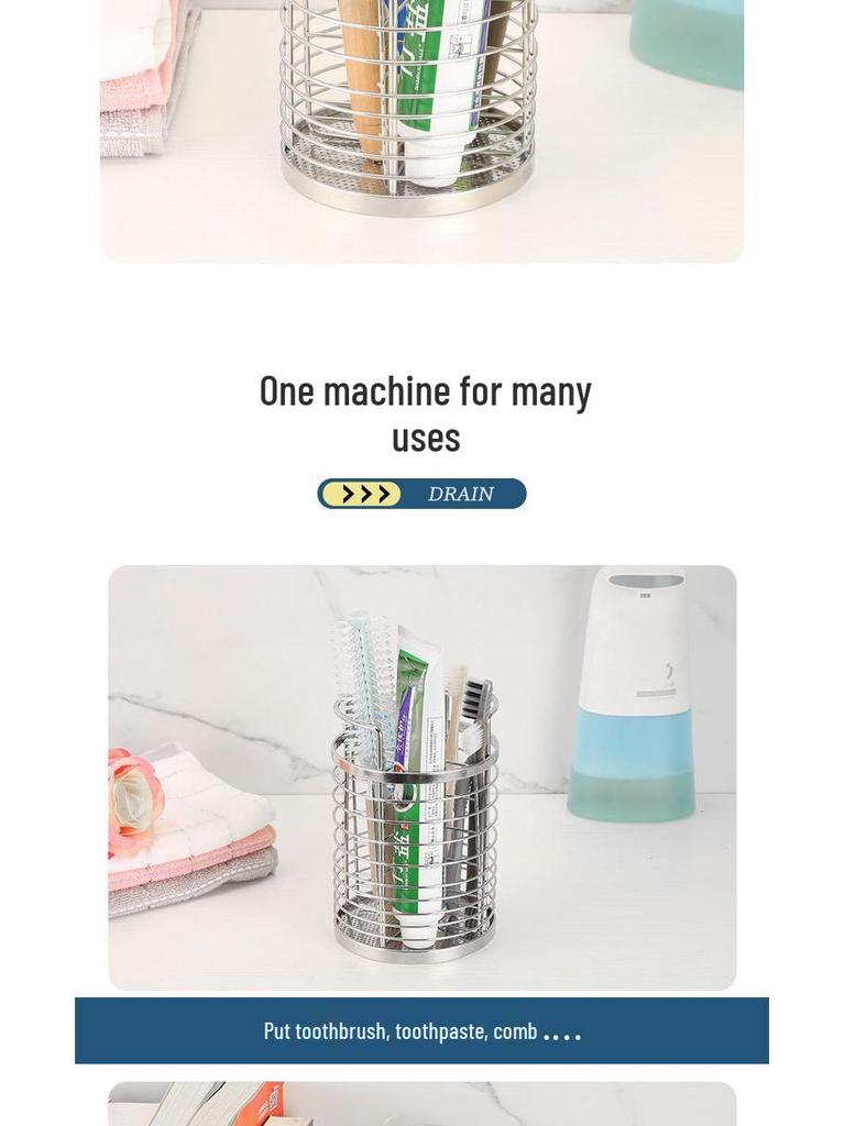 Stainless Steel XL Anti-Mold Kitchen Chopstick Holder
