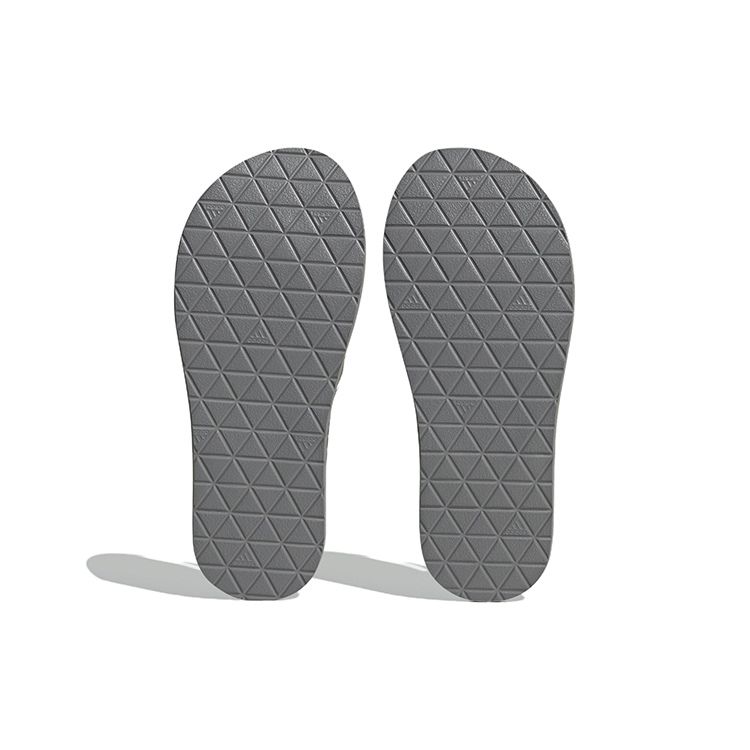 Adidas Eezay Non-Slip Durable EVA Massage Flip Flops Men Footwear Black Gray HP2927