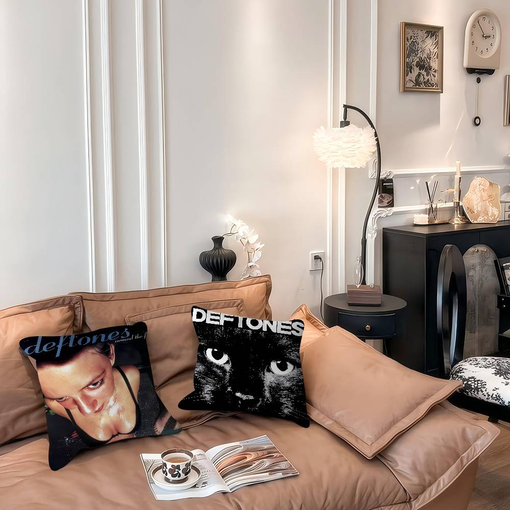 Deftones Music Pillow Cover Sofa Cushion Cover Home Room Decoration Children Gift