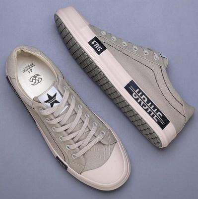 2024 New Men Canvas Shoes Breathable Outdoor Mens Casual Shoes Comfortable Spring Autumn Cloth Flat Shoes Black Walking Sneakers