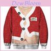 Und Weicher Herren Damen Hässlicher Weihnachtspullover Mit Langen Ärmeln Pullover Design**