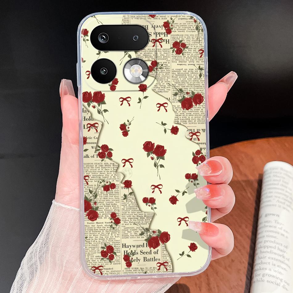 

For Realme 16 Pro Plus 5G Case Lovely Angel Soft Slim TPU Transparent Silicone Phone Bumper For Realme 16 Pro+ Lightweight Shell realme 16 Pro+