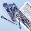 Cangzhou 10-Piece Purple Rabbit Makeup Brush Set: Powder, Concealer, Highlight, Eyeliner, and Eyeshadow Brushes