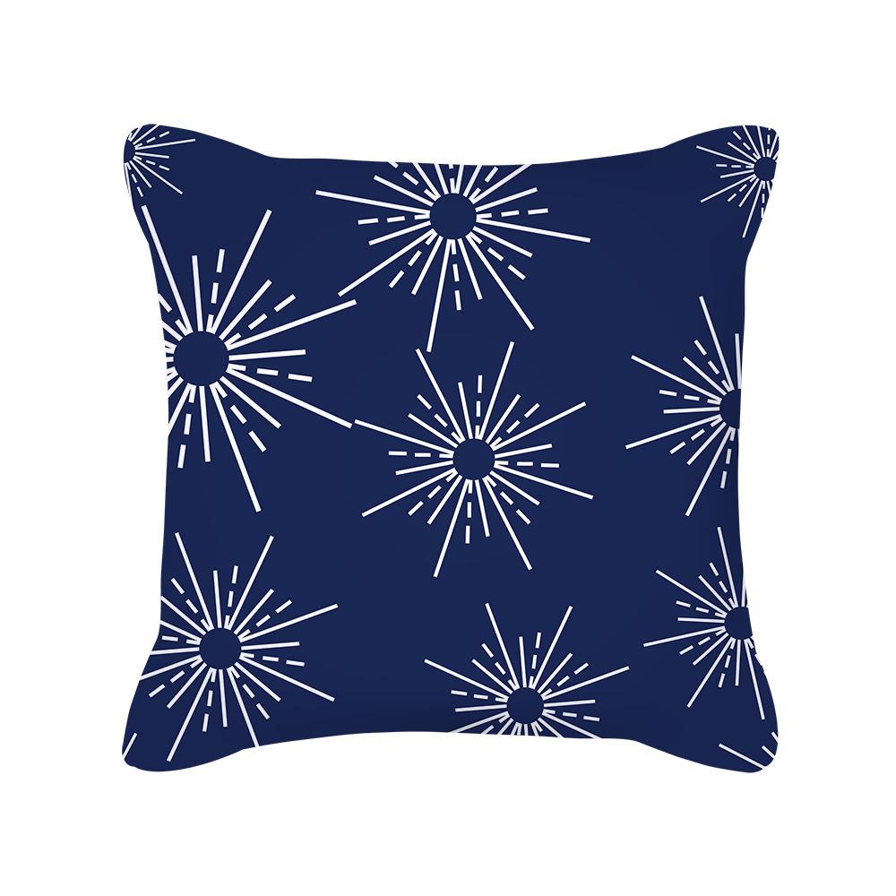 European Style Golden Geometric Pattern Pillow Cover Sofa Cushion Cover New Homeware Pillow Cover