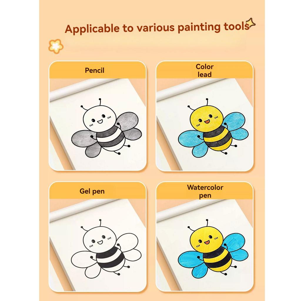 Painting, Drawing, Copying, Picture Books, Children's Simple Sketches, Elementary School Students' Sketching, Coloring Books