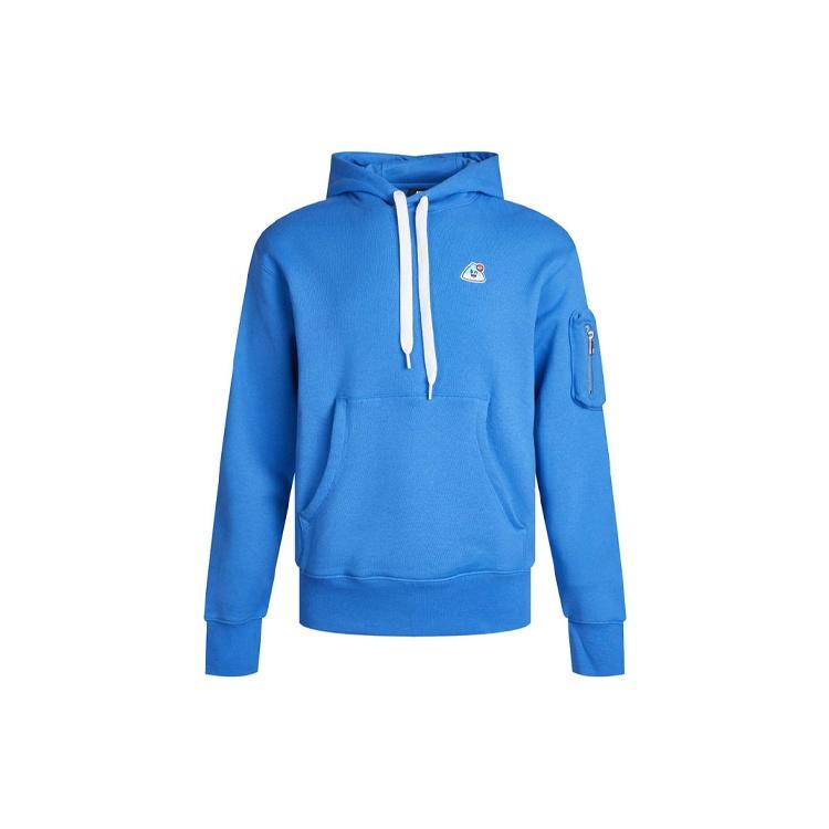 Nike Men s Sportswear Airmoji Ft W Cartoon Patch Sports Hooded Sweater For Blue DA8738-403 L