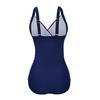2026 New Sexy Plus Size One Piece Swimsuit Women Mesh Patchwork Bathing Suits Vintage Swimwear Summer Beach Wear Swim Suit M-4XL