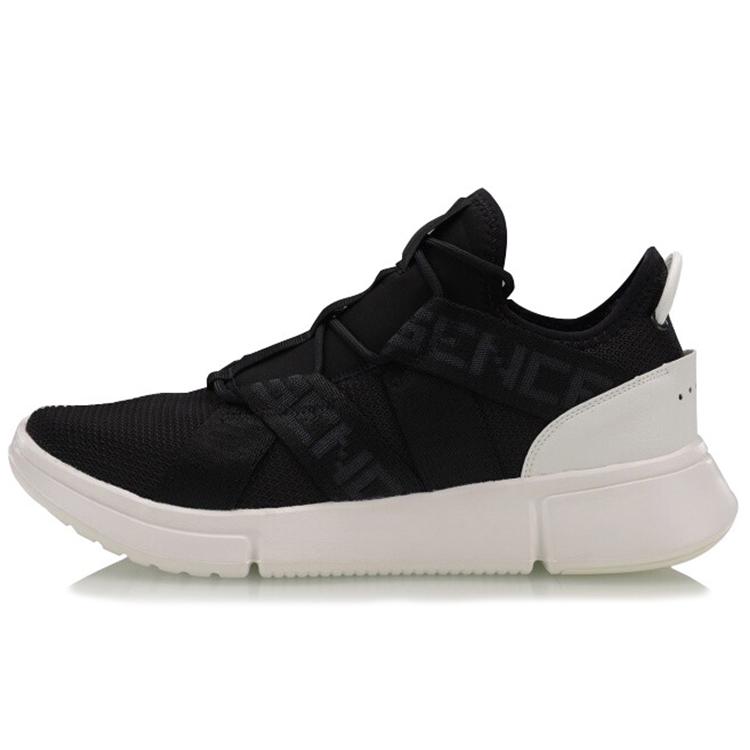 

New LINING Vintage Basketball Shoes Men s Low top Black/White AGBP047-2 39.5