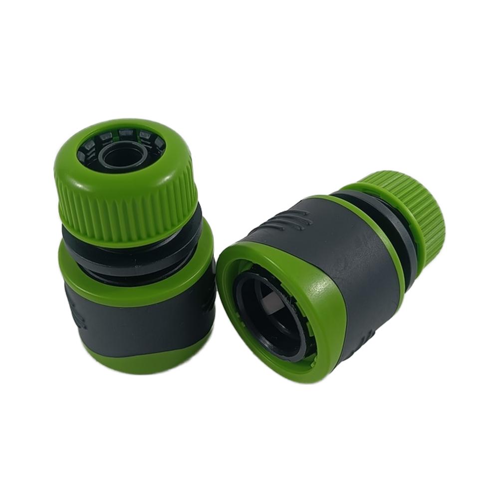 7-Function High-Pressure Plastic Garden Water Sprayer Nozzle Set with Hose for Plant Watering