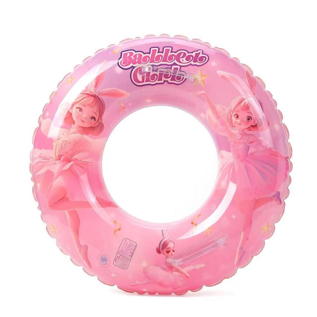 Cross-Belt Handle Inflatable Baby Swim Ring