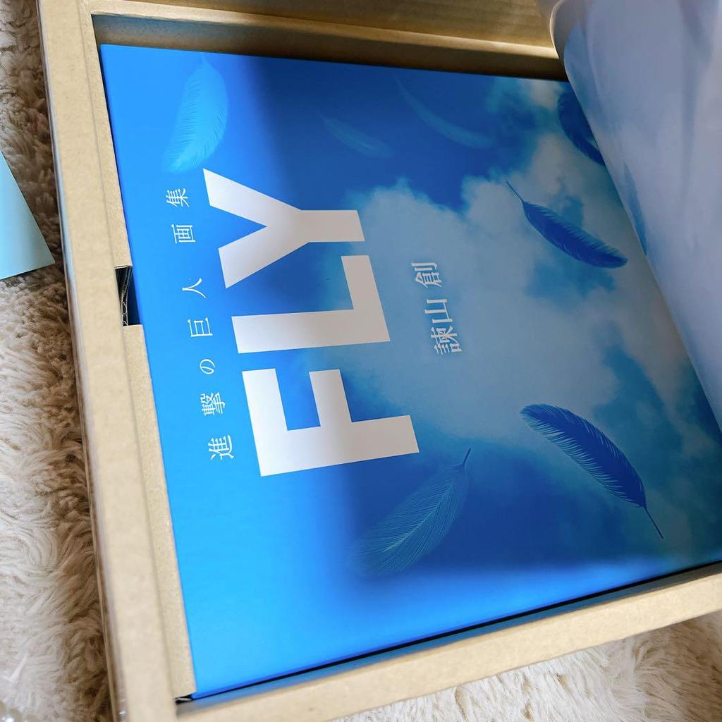 [USED] Limited Attack on Titan Art Book FLY Full Set 35 volumes, FLY included